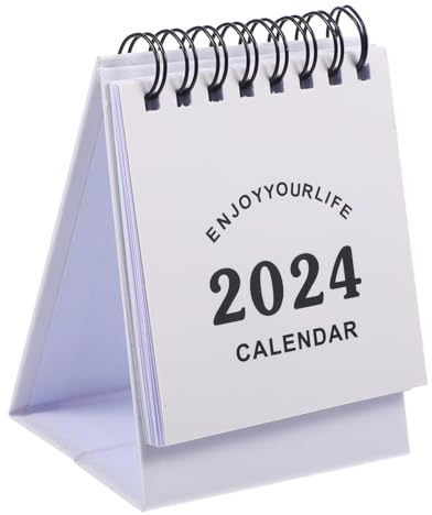 MAGICLULU Mini-kalender Kleiner Tischkalender Monatskalender für Täglichen Gebrauch mit Innenseiten zum Planen von Terminen Terminkalender für Lehrer und Büro Dekorativer Kalender