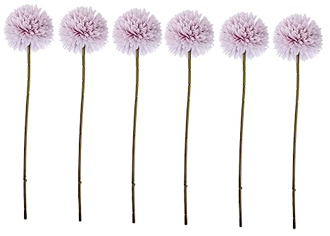 FUNOMOCYA Vase Ornament 6St Blumen für die Heimdekoration rosa Vasen für Blumen rosa Blumenvase Wohnkultur Kunststoff Hyazinthe heimische Hyazinthe Haushalt schmücken Strauß Dekorative