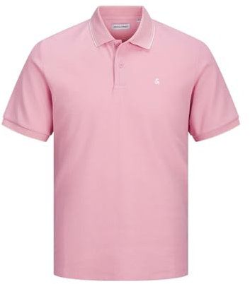 JACK & JONES Jjeaustin Polo SS Noos, Nectar Rose-Détails : Play, M Hommes