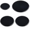 Emiif 4 Stück Ofen-Herd-Gasbrenner-Kronenkappe, Brenner-Flammenkappen-Deckel-Set, 55 mm/75 mm/100 mm, drei Größen, Brennerkappe für Sabaf und die meisten mittelgroßen Gasherde (flach)