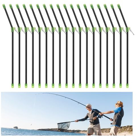 CONNECTION Fishing Anti Tangle Boom Set 30 Stück Anti Tangle Boom Mit Wirbel Fishing Balance Connector Fishing Anti-Tangle Boom Sleeves Set Für Meeresangeln,Bootsangeln,Feedern Zubehör (Schwarz)