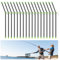 CONNECTION Fishing Anti Tangle Boom Set 30 Stück Anti Tangle Boom Mit Wirbel Fishing Balance Connector Fishing Anti-Tangle Boom Sleeves Set Für Meeresangeln,Bootsangeln,Feedern Zubehör (Schwarz)