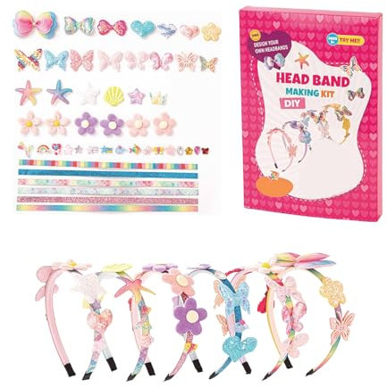 BAHJKASD Ensemble de bandeau de princesse pour enfants et filles - Ensemble de serre-tête sûr pour enfants - Noël et anniversaires