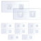 Klebehaken 5 Paar Set Transparent，Klebehalterung, Kein Bohren Erforderlich, Selbstklebende Doppelseitige Wandhaken，Abnehmbar, Geeignet für Küche, Bad, Wohnzimmer, Horizontale