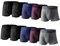 SWZEC Boxhero Underwear Boxer en Fibre DE Bambou | BOXHERO(4xNoir+2xBleu+2xGris+2xRouge,m)