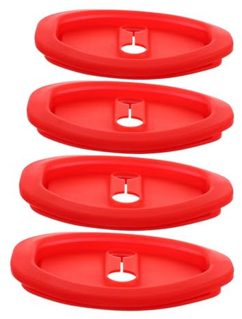 MOLUCKFU 4pcs Silicone Car Door Lock Protective Cover Universal Noise Reduction Damping Pads for Scratch Prevention and Shock Absorption Fits Most Vehicle Models