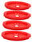 MOLUCKFU 4pcs Silicone Car Door Lock Protective Cover Universal Noise Reduction Damping Pads for Scratch Prevention and Shock Absorption Fits Most Vehicle Models