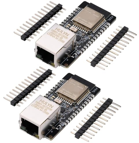 WT32-ETH01 Embedded Serielle Schnittstelle zu Ethernet WiFi Bluetooth Entwicklungsplatine Modul für ESP32 2 Stück.