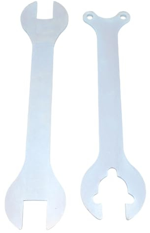 SIXRUN 32mm 3pcs Fan Clutch Nut Wrench, Pump Holder Removal Tool Kit, 6mm Steel Galvanized Finish Viscous Fan Tool Set