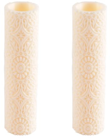 Durlo Rouleau de texture pour pâte polymère, pour boucles d'oreilles et fabrication de bijoux (fonctionne avec des emporte-pièces)