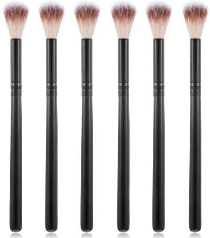 6 PCS Eye Lash Cleaning Brush Extension Eyelash Shampoo Brushes Soft Fluffy Cleaning Bath Makeup Eyelash Eyeshadow Brush Set Wash Applicators for Women Natural Lifted Effects and Enhance Lower Lashes