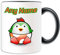 Yoshi-Tasse mit Pinguin-Videospiel-Charakter-Kostüm-Design, Farbe, Name, Nachricht, einzigartig, lustig, Neuheit, Superheld, Computer, RPG, Controller, Jumpman, Luigi, Mario, Dinosaurier, Drache