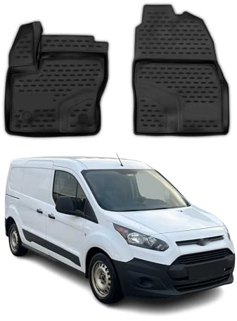 OMAC Gummimatten Fußmatten kompatibel mit Ford Grand Tourneo Courier 2014-2024 TPE 2X