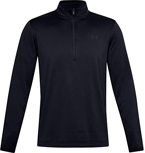 Under Armour Men Armour Fleece 1/2 Zip, Elasticated and Breathable Long Sleeve Fleece, Comfortable Half Zip Running Top