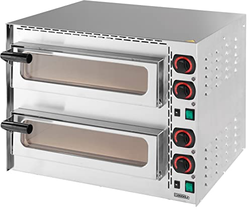 Casselin CFRP2400 Forno per Pizza 2 Camere 400