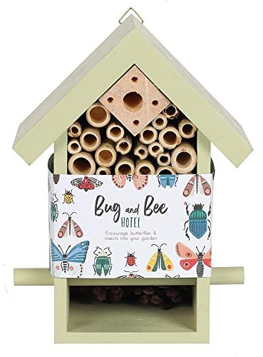 Bee & Bug Hotel | Legno | H 70 cm x P 70 cm | Confezione da 1