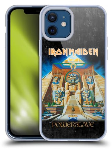 Head Case Designs Offizielle Iron Maiden Powerslave Plattencover Gelhülle [Militärischer Schutzgrad] Kompatibel Mit Apple iPhone 12 / iPhone 12 Pro Und Kompatibel Mit MagSafe