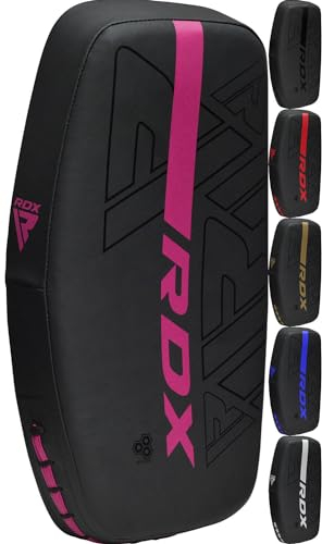 RDX Schlagpolster zum Kampfsport, Kickboxen, Muay Thai Training, Maya Hide Leder Kara Schlagkissen, Boxen, MMA, Groß Thai Pads, Trainerpratzen, Boxpratzen, Boxpads, Thaiboxen, Karate