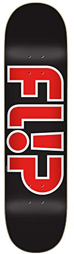 Flip Team Outlined Black 8,5 Zoll Skateboard Deck Board