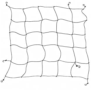 Weedness Pflanzennetz 300 x 150 cm für Growboxen - Schutz Netz Rankhilfe für Kletterpflanzen Grow Indoor Pflanzen Garten