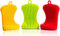 Silicone Dish Sponge 12x 6.5 x 1.6 cm, 3 Pack | Gentle and Hygienic Kitchen Silicone Sponge for Non-Scratch Dish Washing, Cleaning | Colorful Multipurpose Dish Scrubber