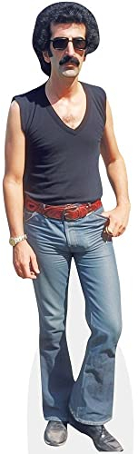Frank Zappa (Vest) Pappaufsteller lebensgross