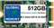 GLOBAL MEMORY Unità SSD SSD M.2 2242 NGFF SATA 3 da 512 GB, per computer portatili/desktop/server/postazioni di lavoro/schede madri