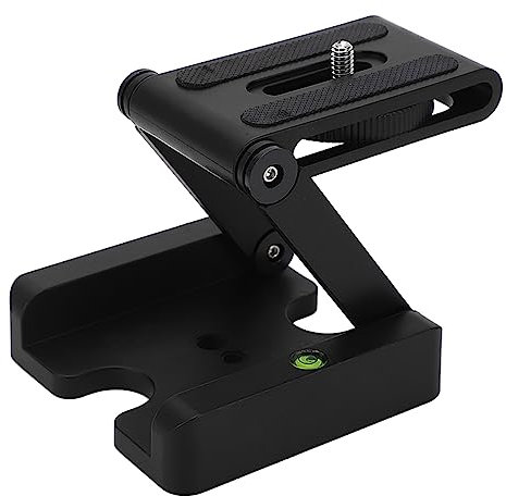 Z Flex Tilt Head Folding Plate, Universal Z Type Quick Release Plate 360° Rotation, Z Tilt Head Tripod Head for 1/4 Interface SLR Digital Camera