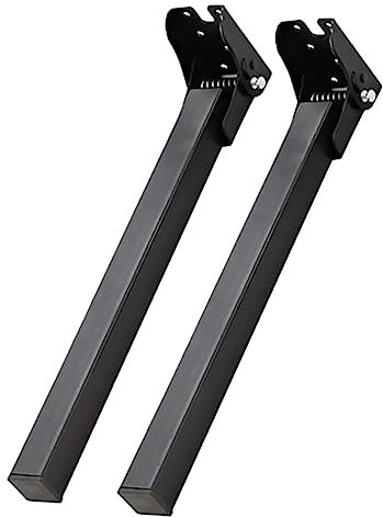 pingping1991 Pieds de Lit Pliable, 2 Pieds de Meubles Pied de Table Basse Pliant Remplacement Jambe pour Sommier a Lattes Pieds de Table pliants,pour Armoire, canapé, lit (35cm)