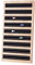 NBEADS Bamboo Rings Display Tray, 9-Slot Ring Earring Storage Holder Bracelets Necklaces Jewelry Display Organizer with PU Leather for Jewelry Retail Display Selling, Black