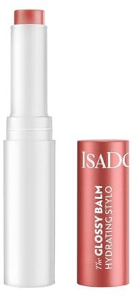 Isadora Lippenbalsam - natürliche Lippenpflege mit Farbe und Glanz - Lippenpflegestift Schützt und Pflegt - Tinted Lip Balm - Lippenpflege trockene Lippen - Lip Repair & Care – Sweet Peach 42