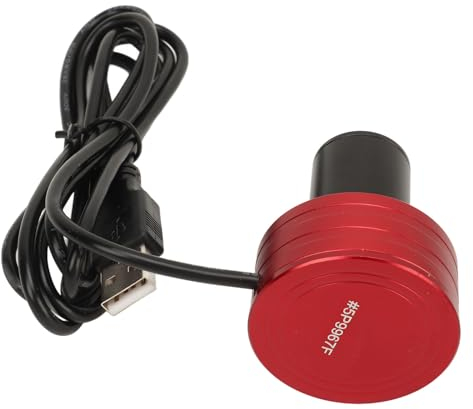 Fockety Telecamera oculare elettronica da 2 milioni di pixel, oculare digitale da 1,25 pollici con porta USB, telescopio oculare per microscopio, astrofotografia, scatti lunari e planetari