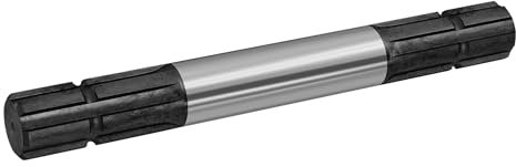 WilTec Eje Estriado Toma de Fuerza B2 300mm Eje dentado Eje transmisión aperos de Tractor 1 3/8 6 Dientes