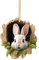 Acryl Anhänger Ostern Hase Ornamente Ostergeschenk, Osteranhänger zum Aufhängen, 2D Acryl Hängedeko, Ostern Anhänger, Osterhase Osterschmuck Ostern Deko, für Ostern Frühling zum (C-1, One Size)