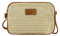 MODELISA - Bolso Bandolera Rafia Paja Pequeño Hombro Crossbody Casual Doble Compartimento Mujer (Caqui)