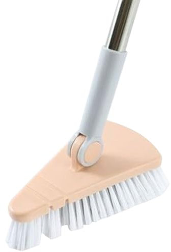 Grout Cleaner Bathroom Scrubber Cleaning Brush, Bathtub, Tile Cleaner, Scrubber Brush with 36 Inch Scrubbing Brush for Bathroom, Shower, Bathtub, Wall, Cleaning, (Pink, One Size)