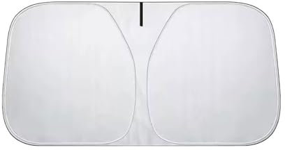DXWDMFC Parasol Coche Delantero para BMW E30 E34 E36 E39 E46 E60 E90 F10 F30 X3 X5 X6 X1 2000-2023 2024, Parasol Delantero Coche Plegable Protección contra Los Rayos UV Accesorios,Silver