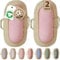 Bunnyjik 28x74-30x70 Ovale Spannbettlaken – GOTS-ZERTIFIZIERTES Bio Set aus 2 – 100% Baumwolle, Luxuriös 190GSM Dick & Ultraweich – Stubenwagen Bezug, Moseskorb, Babybett, Beistellbett