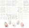 15Pcs Nail Art Stickers Decals, Nail Stickers for Nail Art, Self-Adhesive Nail Decals, Nail Art Stickers Holographic Design Decoration Accessories