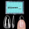TOMICCA Mittel Mandel Nagelspitzen - Tips für Gelnägel Nagelspitzen Falsche Nagel Pre-Shaped Matt, Nageltips für Nägel Full Cover Nail Tips für Nagelstudios und DIY Nagelkunst, 12 Größen 360 Stück