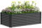 Jardineras Exterior Grandes,183 x 92 x 61 cm Resistente a la Intemperie Huerto Elevado, ¡Jardín Elevado Rectangular de Acero Inoxidable para el Cultivo de Hortalizas, Plantas, Flores y Mucho Más