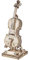 3D Holzpuzzle Musikinstrument Jigsaw Puzzle Miniatur DIY Modellbausätze für Kinder, Jugendliche und Erwachsene (TG411 Cello)