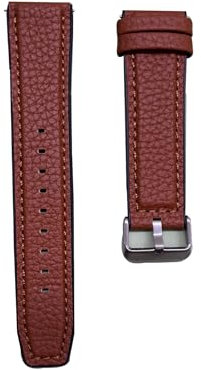 SZHELEJIAM Cinturino Ibrido in Pelle e Silicone da 22 mm, Compatibile con Orologi Classici e Smartwatch, Cinturino Sostitutivo Resistente e Comodo per Uomo