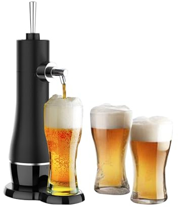 YJSG Draft Pour Beer Dispenser,Canned or Bottled Beer Draft System,Mini Kegerator,Beer Foam Maker,Beer Can Tap, for Family, Bars