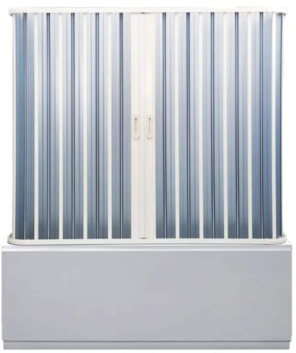 Negrari Styletech Hobby SV3B140 Cabine de douche sur baignoire réductible, 3 côtés, 75 x 140 x 75 cm, hauteur 140 cm, installation murale blanche, ouverture portes coulissantes, pliables, à soufflet