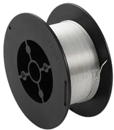 Bobina Filo Animato per comuni saldatrici 0,6/0,8/0,9/1,0 mm 450 gr Filo per Saldatrice a filo animato come Parkside Mauk o Deca ecc. (0,8 Acciao Inossidabile)