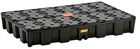 PE-Kleingebindewanne 120HD mit PE-Rost