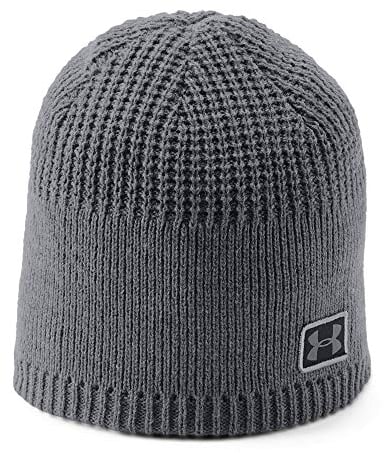 Under Armour Herren Mütze Golf Knit Beanie, Rhino Gray/Black (076), OSFA, 1321063