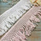 Yulakes 4 Yard Spitze Quaste Band 10CM Baumwolle Quasten schneiden Fransen Quasten Spitze Vintage Häkelband Spitze Borte Häkelspitze Spitzenband zum Nähen von Bettwäsche Vorhänge DIY Zubehör (Weiss)
