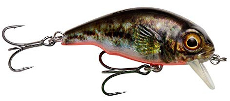 Savage Gear 3D Goby Crank SR schwimmend Wobbler, Größe/Gewicht/Farbe:4cm / 3g / UV Red & Black